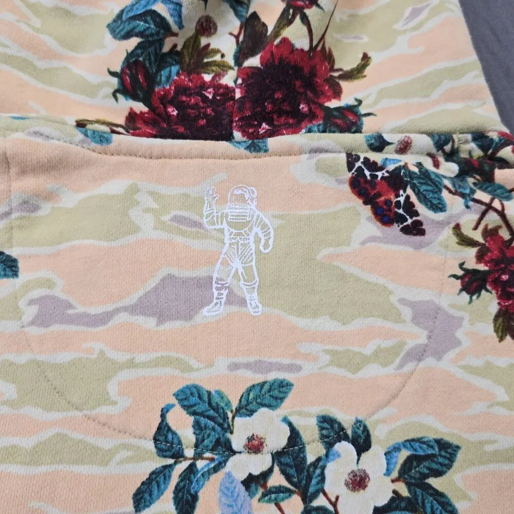 Billionaire Boys Club VINTAGE Floral Hoodie Sweatshirt Size Large